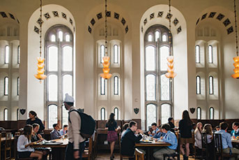 Cranbrook Schools Dining Hall. Link to Gifts by Estate Note